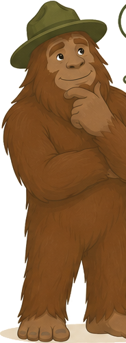 Ranger the Sasquatch thinking it over